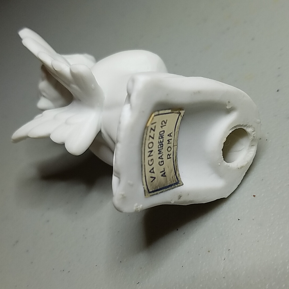 Vagnozzi White Ceramic Child Cherub Angel figurine - Picture 5 of 7